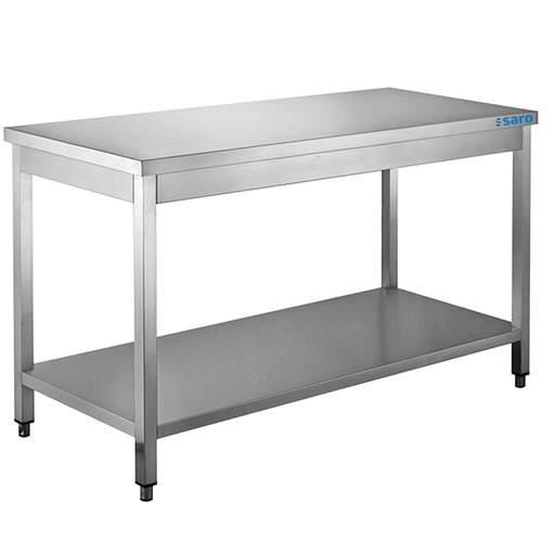 SARO Edelstahltisch, Unterblatt - B 2000 x T 600 mm