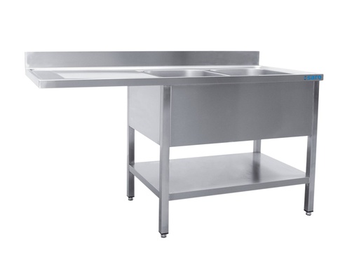 SARO Spülcenter 2 Becken, rechts - B 1800 x T 600 mm