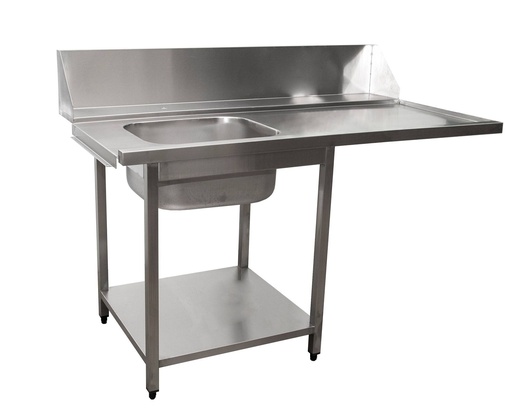 SARO Zulauftisch für Spülmaschine links, 1600mm