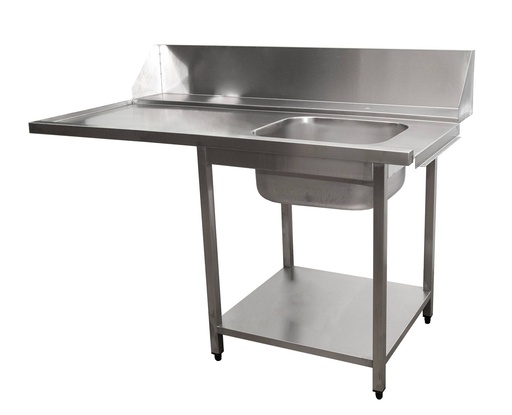 SARO Zulauftisch für Spülmaschine rechts, 1600mm
