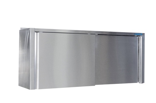 SARO Edelstahlhängeschrank - 400mm Tiefe, Breite 1800mm