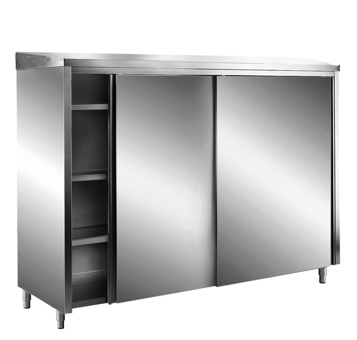 SARO AISI430 Lagerschrank,Schiebet.,Schrägdach 1800x600