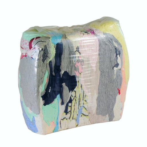 Putzlappen/Putzlumpen aus Trikot, mittelhell | 25 kg
