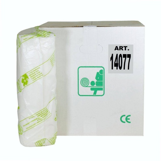 Ärzterollen 2-lagig, 39 cm x 50 m, 100% Zellstoff weiß, 132 Blatt | 9 Rollen/Karton