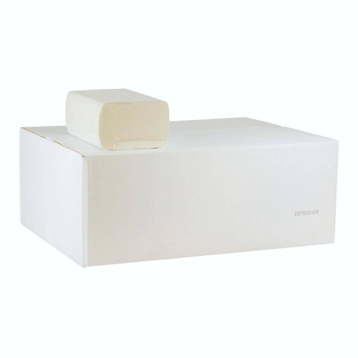 Papierhandtücher Falthandtücher 2-lagig, 21,5 cm x 27,0 cm, Interfold, CEL-75 weiß | 3.060 Blatt/Karton
