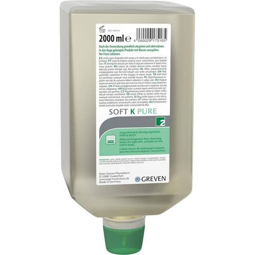 GREVEN® Soft K pure | 2 Liter Varioflasche