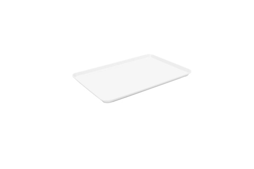 Auslagentablett aus Melamin, 350 x 240 x 17 mm, weiß