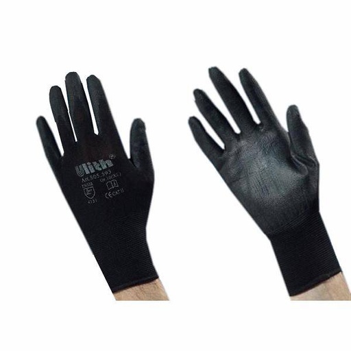 ULITH® Feinstrick-Montagehandschuh, schwarz | Größe 9 (L)