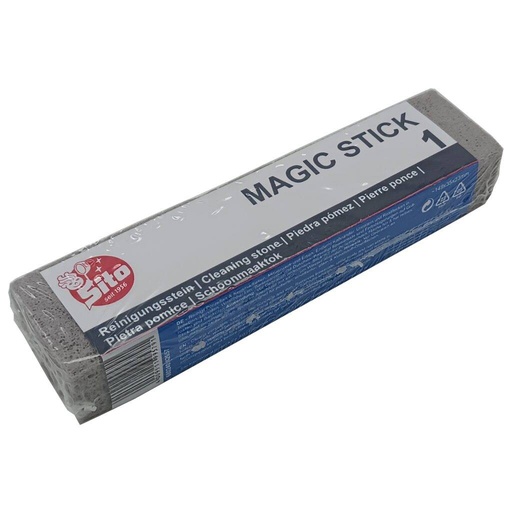 Magic Stick "Bimsstein" zur Kalkentfernung, 14,9 cm x 3,5 cm x 2,3 cm | grau