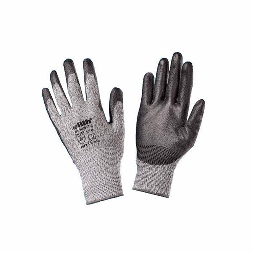 Arbeitsschutzhandschuhe/Schnittschutzhandschuhe "Ulith", grau/schwarz | Größe 9 (L)