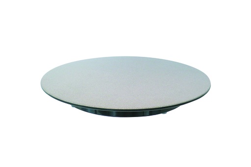 Tortenplatte aus Melamin, Ø 240 mm, silber/schwarz