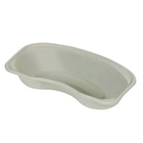 Nierenschalen Einweg Faserstoff/Pappe 252 x 150 x 40 mm, grau | 300 Sück