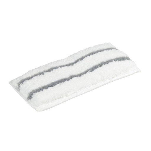 Handpad/Mikrofaserpad 11,5 x 25 cm | weiß mit grauen Borstenstreifen