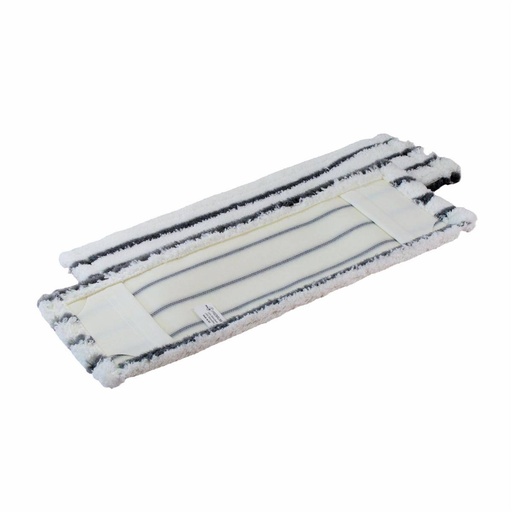 Mikrofasermopp 40 cm | grau/weiß