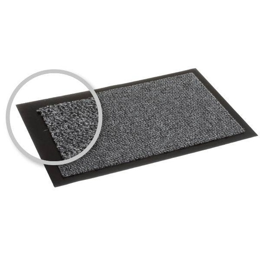 Schmutzfangmatte 60 x 90 cm, Farbe grau meliert