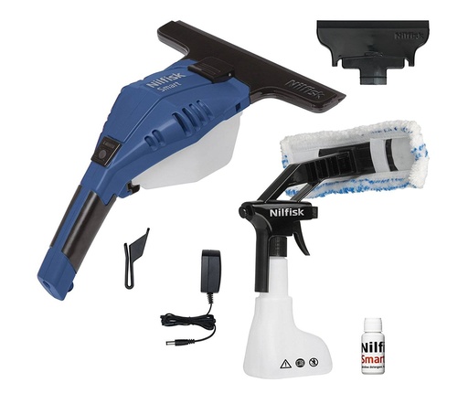 Fenstersauger Nilfisk "Smart Blue" mit Lithium-Ionen Akku