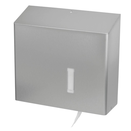 Jumbo Toilettenpapierspender "SanTRAL® Classic RHU 31 EST" für 1 Großrolle | Edelstahl geschliffen