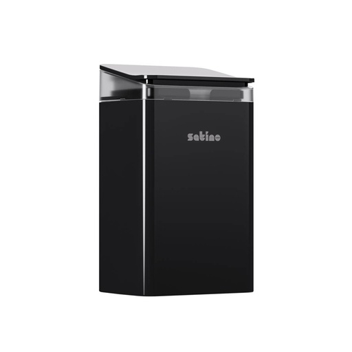 Abfallbox/Abfallbehälter/Hygieneabfallbox "Satino", 5-Liter | schwarz