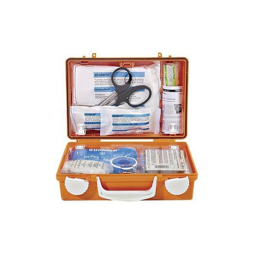 SÖHNGEN Erste Hilfe-Koffer Quick-CD Norm Orange | 260 x 170 x 110 mm