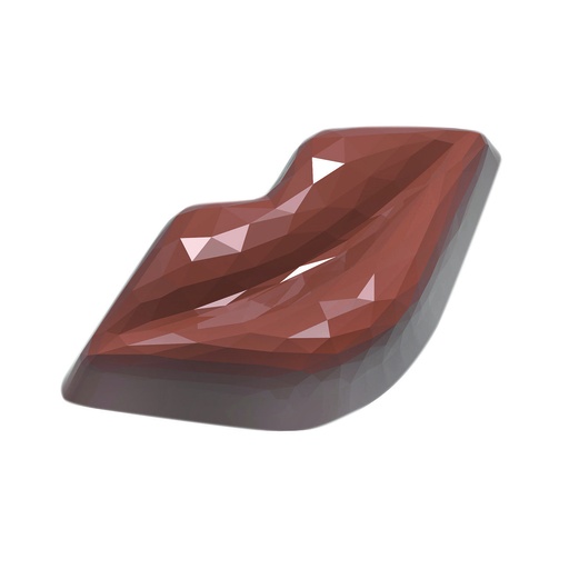 Schokoladenform aus Polycarbonat, 42 x 21,5 mm