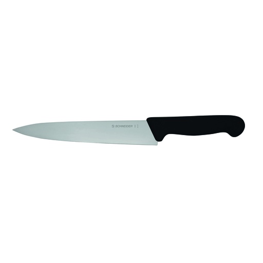 Kochmesser aus Edelstahl, 200 mm, schwarz