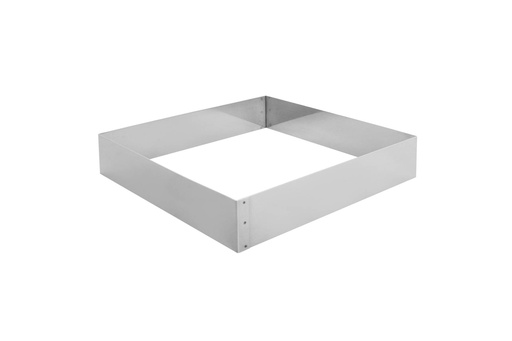 Tortenring aus Edelstahl, 260 x 260 x 50 mm