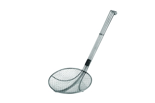 Frittierschaufel aus Edelstahl, 650 mm, Ø 260 mm