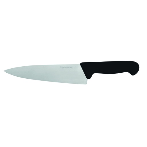Kochmesser aus Edelstahl, 200 mm, schwarz