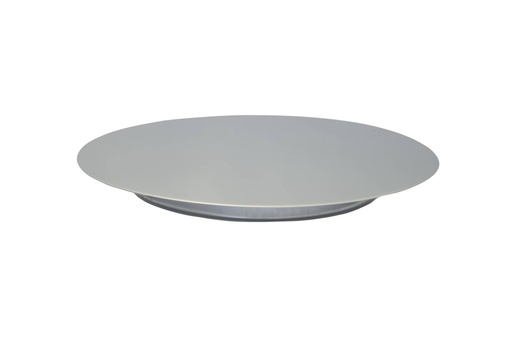 Tortenplatte aus Edelstahl, Ø 330 mm