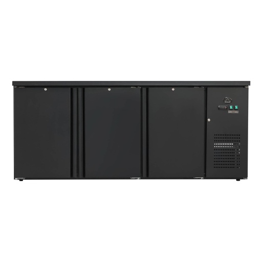 Flaschenkühltisch 425 Liter | Schwarz | 3 Türen | 2005 x 520 x 840 mm