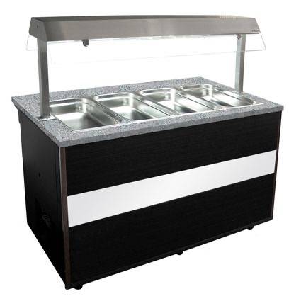Salatvitrine Gastroline Open mit 576 Liter Volumen | 2000x900x850  mm