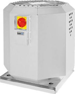 Dachventilator 230 V | witterungsbeständiges Aluminum | Stufenregler | Motor außerhalb des Luftstroms | 655 x 551 mm | 250 mm Durchmesser
