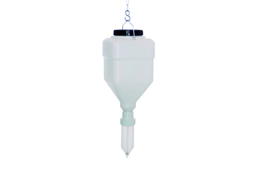 Dosiersystem aus Polypropylen, 170 x 170 x 330 mm