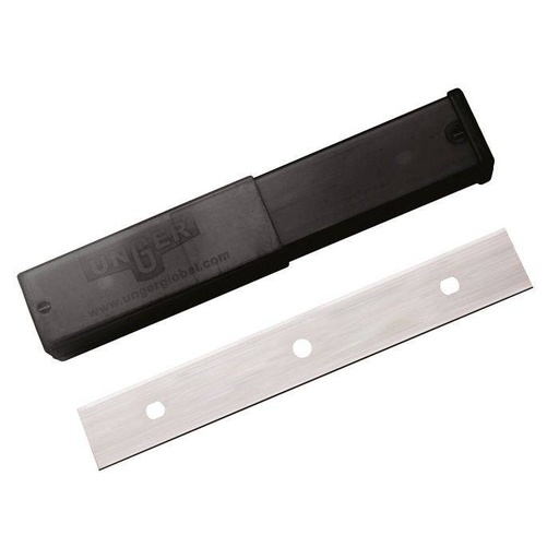 ErgoTec® Ninja Ersatz-Edelstahlklingen/Glasschaberklinge 15 cm | 25 Klingen/Etui