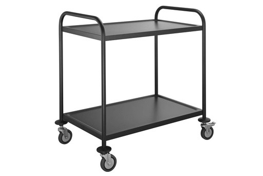 Servier- und Transportwagen ECO 2 Schwarz