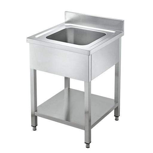 Spültisch / 1 Becken, 600 x 700 mm