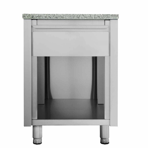 Kassentisch mit Schublade "grau", 600 x 820 mm