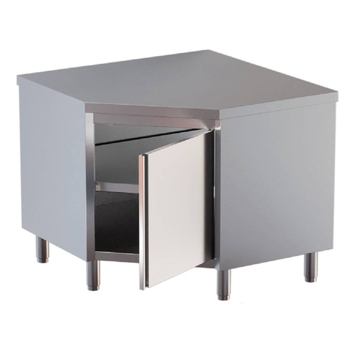 TOPLINE Eckarbeitsschrank / Flügeltür, 1000 x 1000 mm