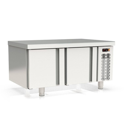 TOPLINE Unterbaukühltisch (Slim) / 2-fach GN 1/1 mit 2 Türen, 1200 x 700 mm
