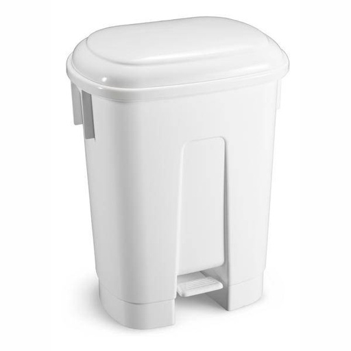 Abfallbehälter, Treteimer 60 Liter "Derby" | weiß