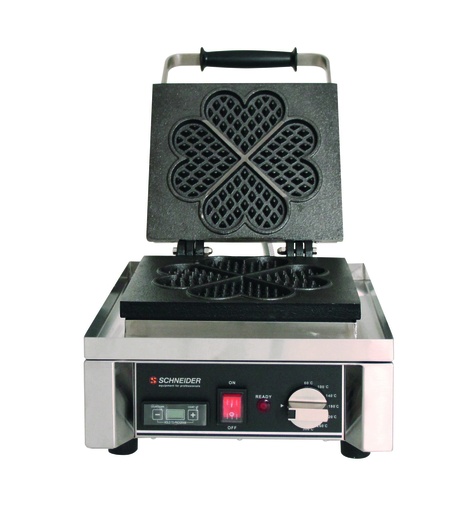 Waffel-Eisen aus Guss, 4 Stück, 100 mm