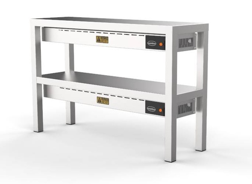 Aufsatzbord Keramisch aus Edelstahl, 250 W, 1400 x 300 x 650 mm