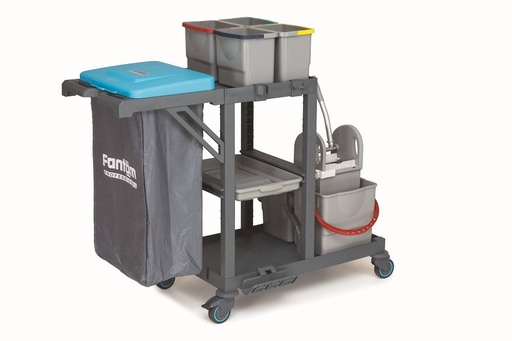 Reinigungswagen Procart 311, 1380 x 620 x 1260 mm