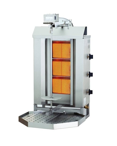 Gyros Gasgrill Motor Position Oben 3, 515 x 550 x 960 mm