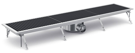 300 Bodenablauf 1368 aus Edelstahl, 1368 x 300 x 140 mm