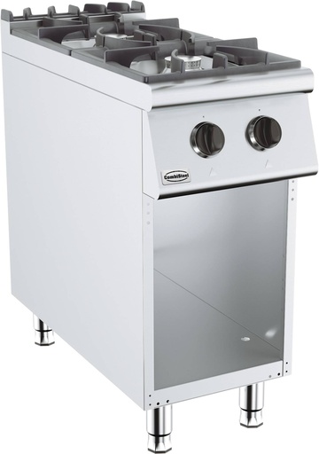 Base 900 Gasherd 2 Brenner, 400 x 900 x 900 mm