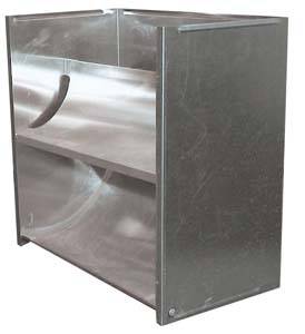 Senkrechte Deflektorkappe Type 76, 540 x 340 x 550 mm