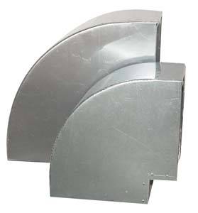 90° Kurve Viereckig 150, 150 x 150 mm