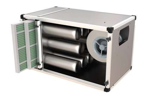Abluftreinigungsanlage mit Motor, 1500 x 790 x 790 mm