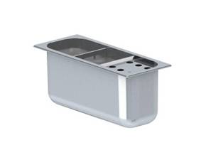 Spülbecke für Eislöffel für 7295.0020-0025, 110 x 270 x 145 mm